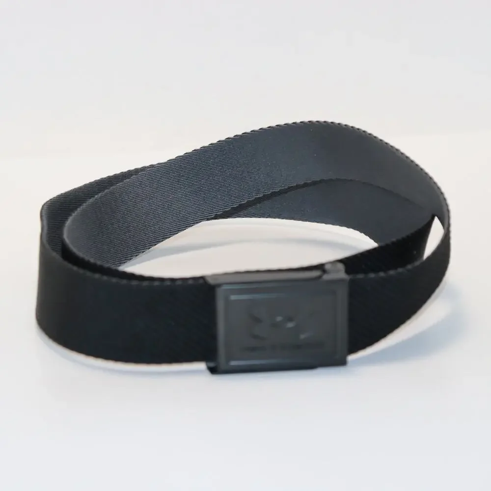 Under Armour Black Nylon Woven‎ Belt Adjustable 49” Athletic Casual